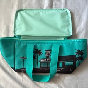 Trader Joe's Teal Insulated Tote Bag
